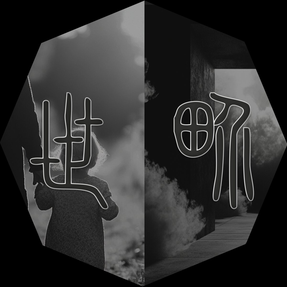 世界 (shìjiè), “World” — illustrated Chinese character etymology and animated calligraphy art from Chinese A Day.